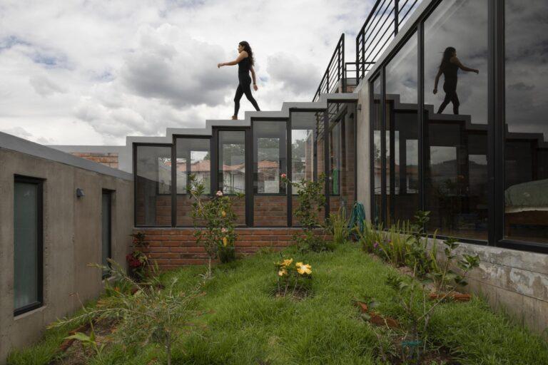 Casa en pendiente en Ecuador
