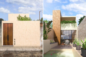 Casa entre patios en Yucatán por BINOMIO arquitectura + interiorismo - Render Arquitecto - El Arqui MX