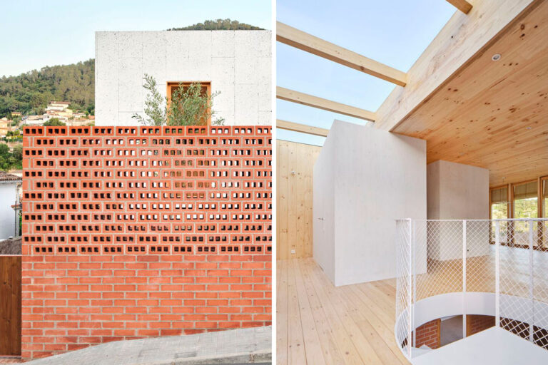 Casa sobre un zócalo de ladrillo en España por Agora Arquitectura - Fotografía de Arquitectura - El Arqui MX