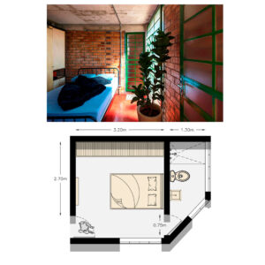 Diseño de Recamara en Casa en Pomar do Cafezal - Sugerencia de diseño - El Arqui MX
