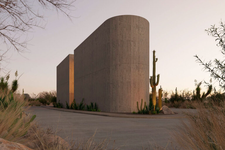 Casa Esquina en Baja California por Diego Dican - Render Arquitectónico - El Arqui MX