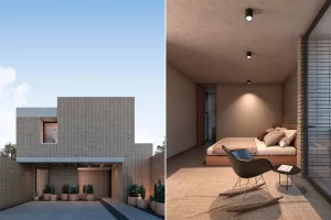 Casa Levante en San Luis Potosí por Madrigal OA - Render de Arquitectura - EL Arqui MX