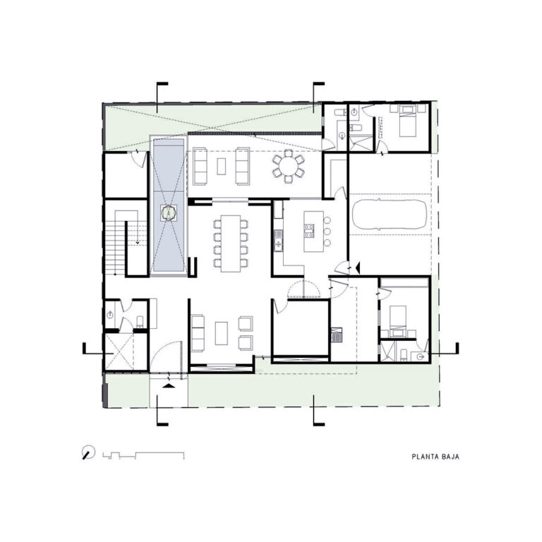 Planos de Casa Lujambio en Querétaro