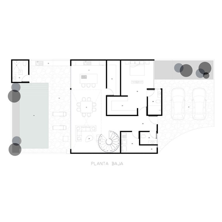 Planos de Casa Copali en Michoacán