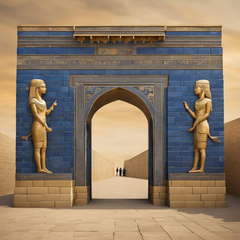 Puerta de Ishtar en Babilonia