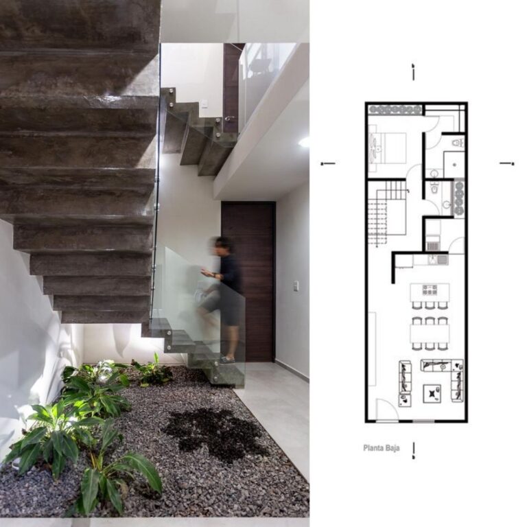 Planos de Casa Cervantes en Michoacán