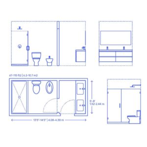 Dimensiones de un baño completo: Normativa