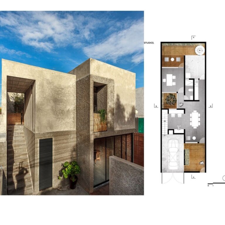 Planos de Casa Estudio en Querétaro