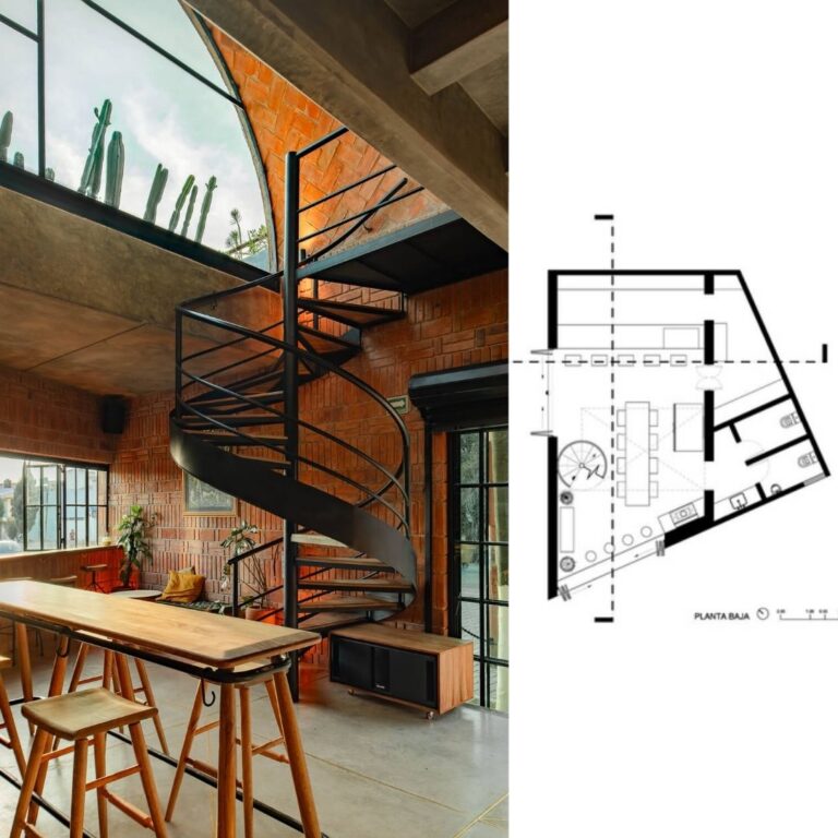 Planos de Bar Casa Relámpago en Puebla