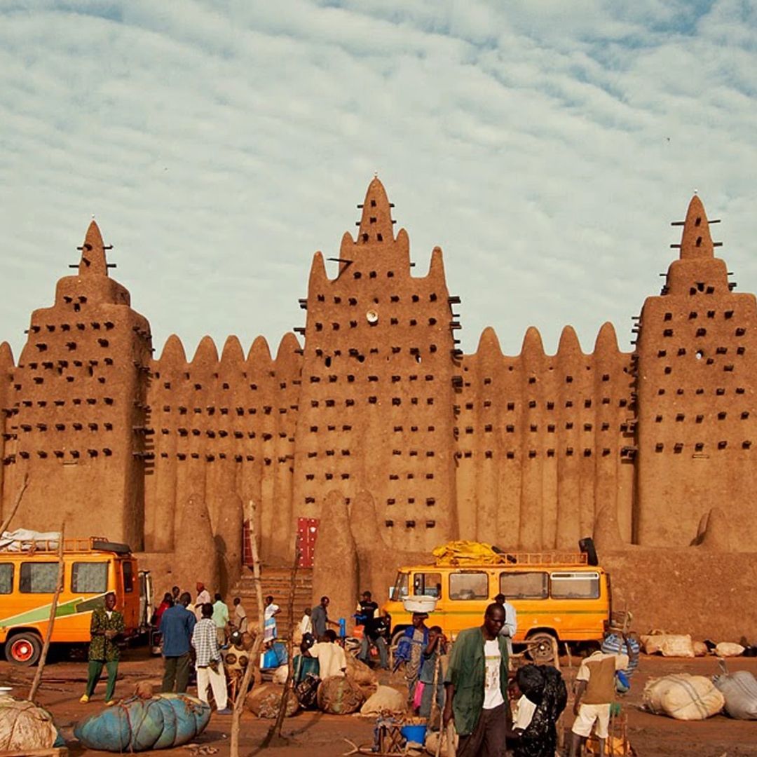 Gran Mezquita de Djenné, arquitectura de adobe