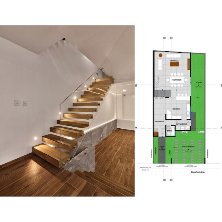 Planos Arquitectónicos de Sección, Corte. Casa V8 por Racma Arquitectura en Estado de México