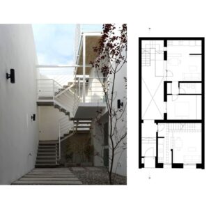 Planos Arquitectónicos, plantas, fachadas, cortes. Reciclaje Frugoni en Uruguay