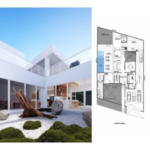Planos Arquitectónicos de Residencia EF en Campeche