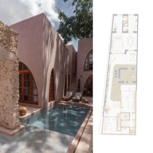 Planos Arquitectónicos de La Casa Rosa en Yucatán