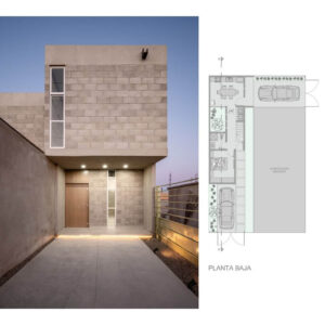 Planos Arquitectónicos. Casa Lauro en Baja California por ROOF Proyectos y Construcción