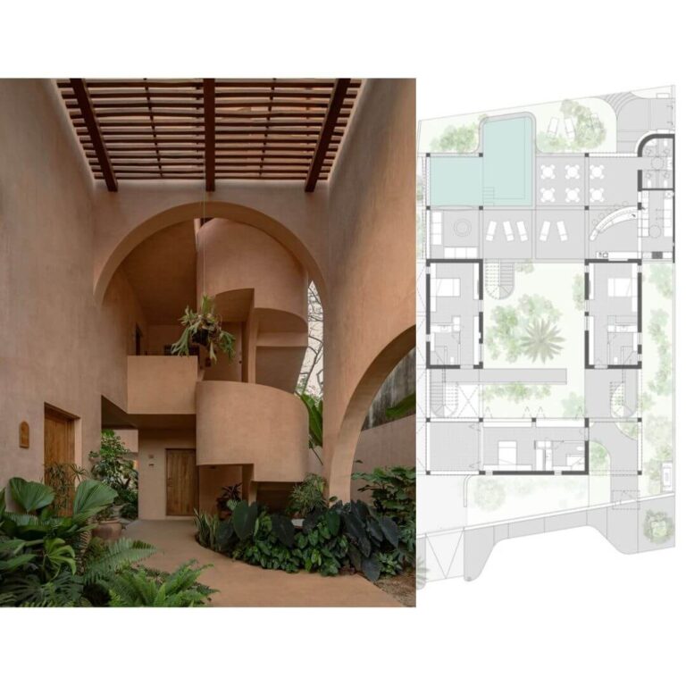 Planos de Casa Liquen Nayarit por Fino Lozano + Pragma Estudiopor
