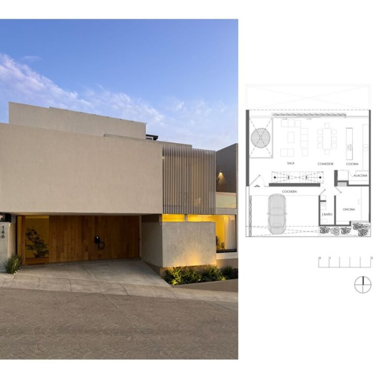 Planos de Casa Arrayán en Michoacán por Eric Guzmán Arquitectos