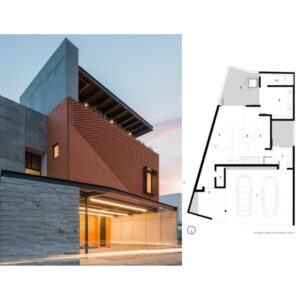 Planos de Casa Astorga por Sánchez Morones Arquitectos