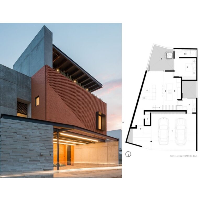 Planos de Casa Astorga por Sánchez Morones Arquitectos