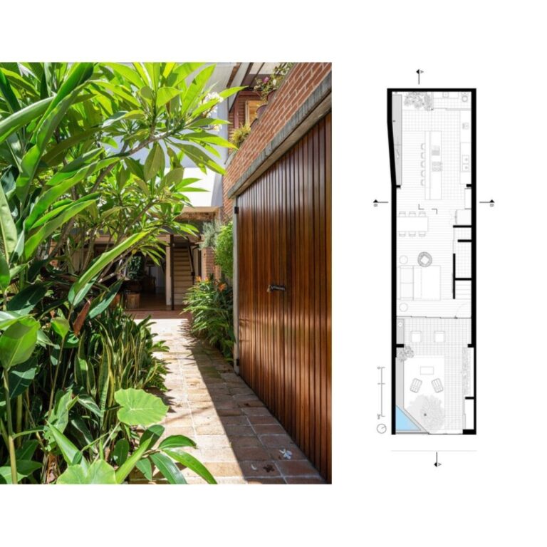 Planos de Casa Quatá en Brasil por Canoa Architecture