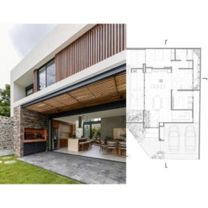Planos de Casa Sion en Morelos por MARRO Arquitectos