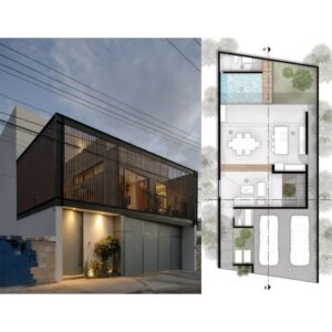 Planos de Casa Xcumpich en Yucatán por Desnivel Arquitectos