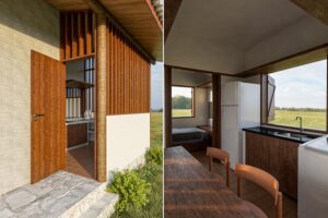 Una pequeña casa de campo por oninhoestudio