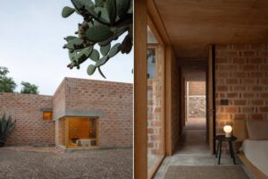 Casa Finlandia por Escobedo Soliz Studio: Diseño Contemplativo de Ladrillo en San Pedro de los Pozos