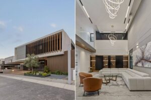 Casa Miura: Vivienda Contemporánea con Triple Altura y Acabados Naturales en Querétaro