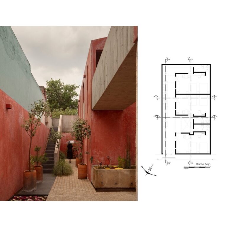 Planos de Casa Alicia: Alojamiento Contemporáneo en Chiapas