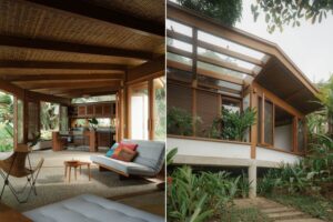 Casa da Figueira en Angra dos Reis: Arquitectura en Madera Laminada Colada y Diseño Curvo de Estúdio Lava