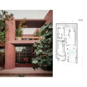 Planos de Red House en Huatulco: Arquitectura de Concreto Pigmentado | Ángel García