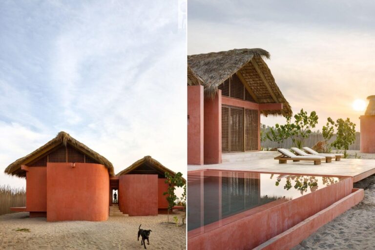 Casa Caimán en Oaxaca: Arquitectura Vernácula y Concreto Pigmentado