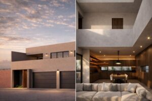 Casa PA en Chilpancingo: Arquitectura de Intimidad y Doble Altura | 747STUDIO