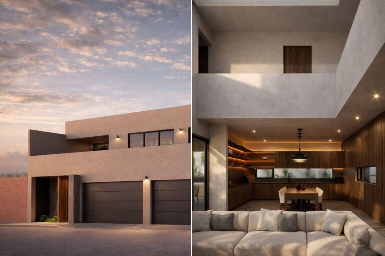 Casa PA en Chilpancingo: Arquitectura de Intimidad y Doble Altura | 747STUDIO