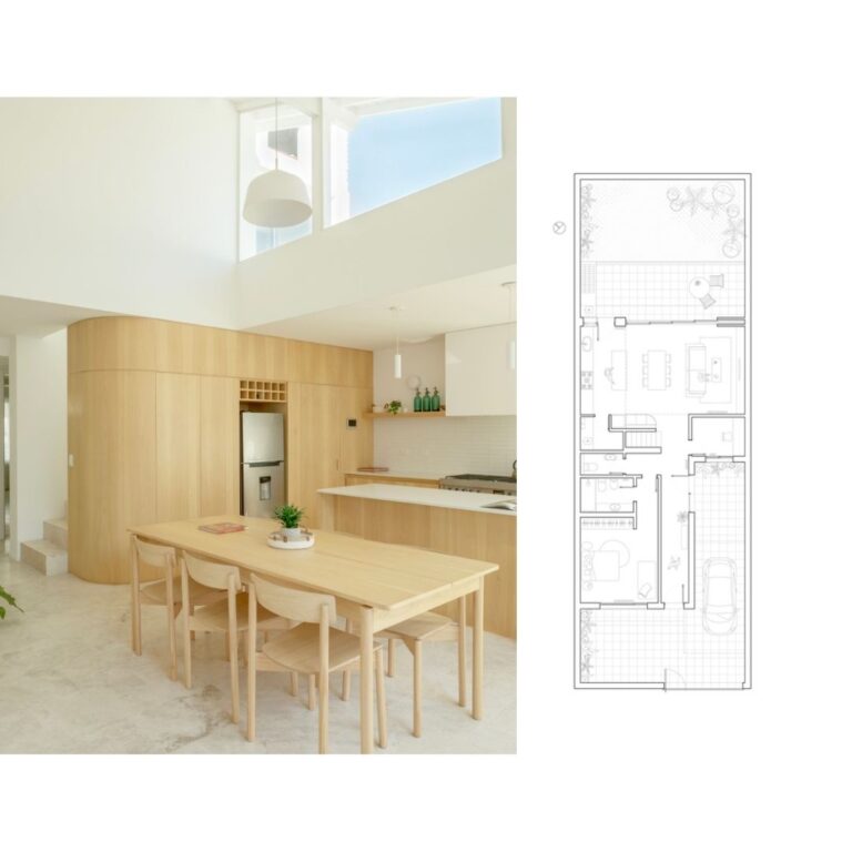 Casa Florida: Plantas, fachadas y Cortes. Remodelación Integral y Modernización en Vicente López | Di Marco + Robles Arquitectos