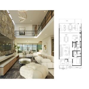 Casa Melaque por Heiba Arquitectos: Plantas, Fachadas y Cortes