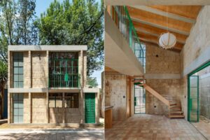 Casa F36: Vivienda residencial de ladrillo en San Pedro Cholula | Estudio Tecalli