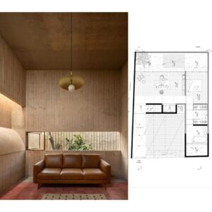Planos Arquitectonicos. Planimetria. Planos de casa. Planos de Casa Gardenias: Reconfiguración Arquitectónica en Naucalpan / Vrtical