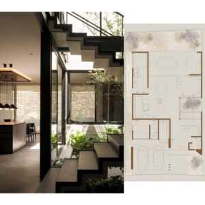 Planos Arquitectónicos. Planimetría. Planos de Casa Meyra: Una exploración de la contención en Colima por Di Frenna Arquitectos
