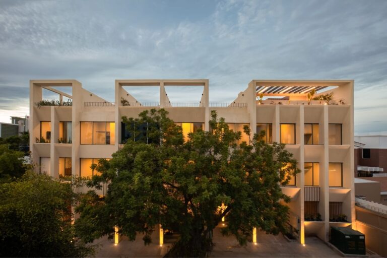 Fachada. Edificio Salvia El Dorado en Sinaloa por Duales Taller