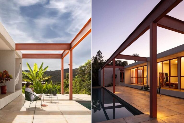 Casa Grota en Brasil por Esquadra Arquitetos