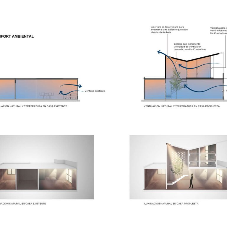 Intervención Infonavit en Morelos por Taller ADG - Plano Arquitectónico - EL Arqui MX