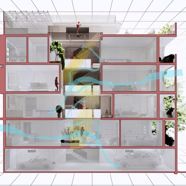6 x 18 Slender House en India