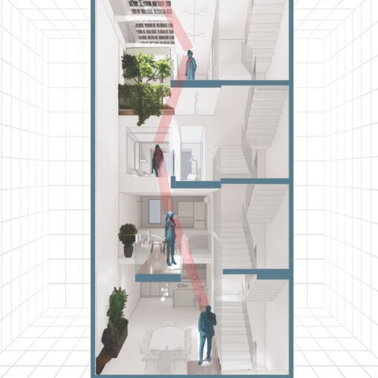 6 x 18 Slender House en India