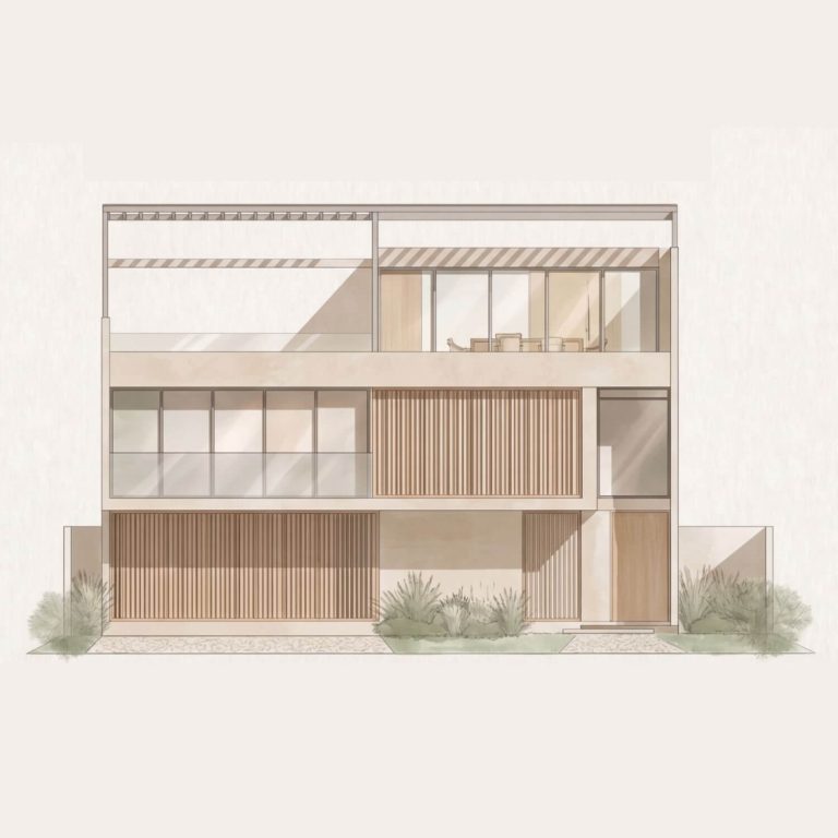 Planimetría. Planos de Casa GT en Jalisco por VMV ARQUITECTOS
