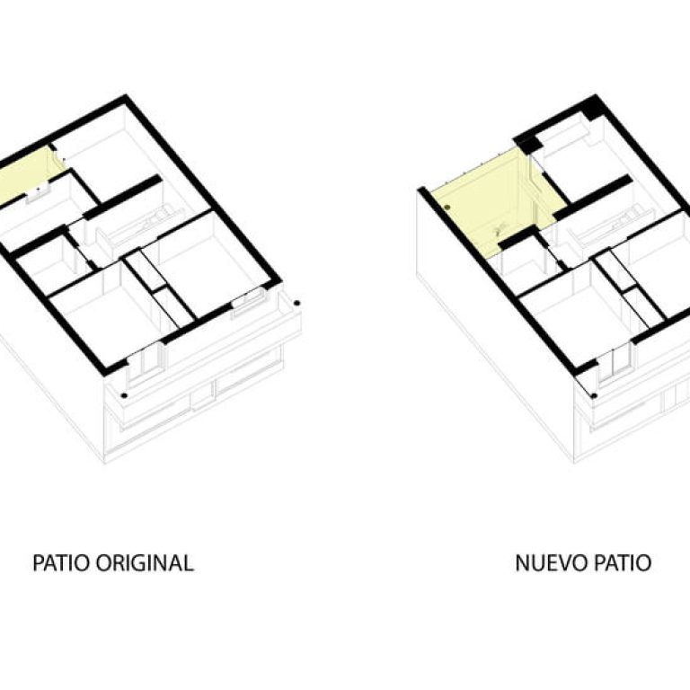 Intervención casa Matias en Argentina por Sitio Arquitectura - Plano Arquitectonico