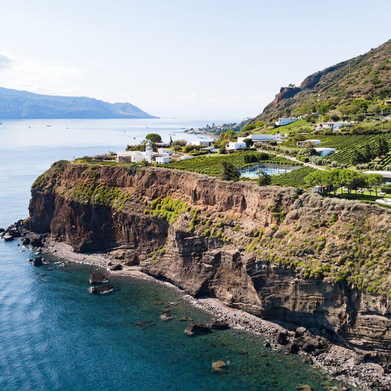 Capofaro lighthouse en Italia