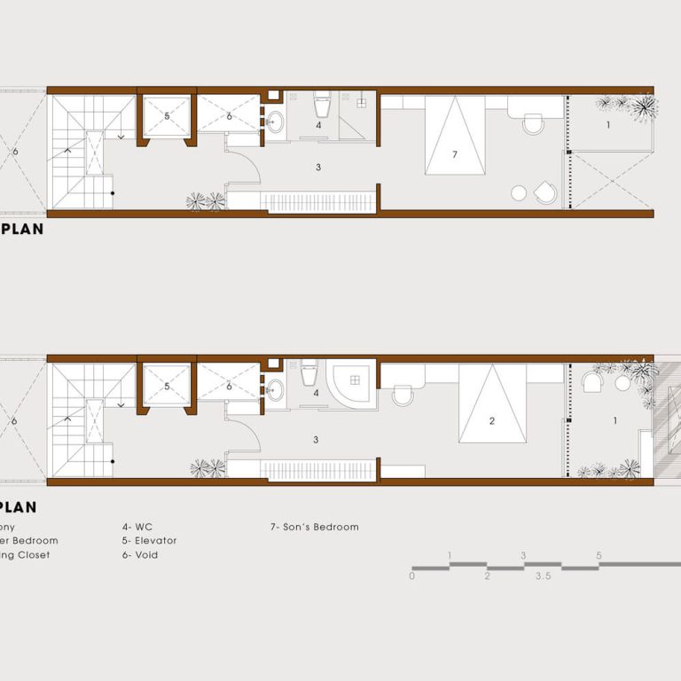 Casa 3.5 x 17 en Vietnam