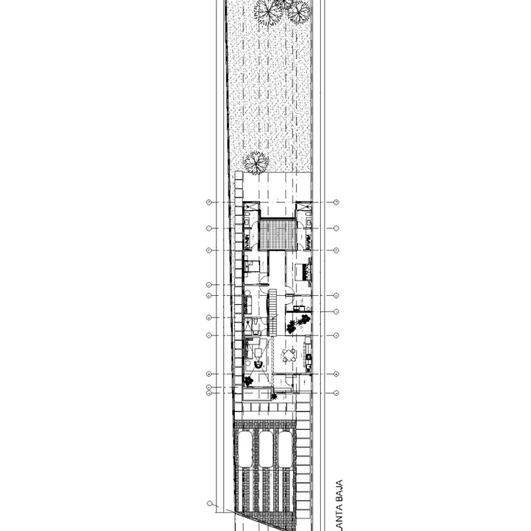 Plano Arquitectónico. Planta baja